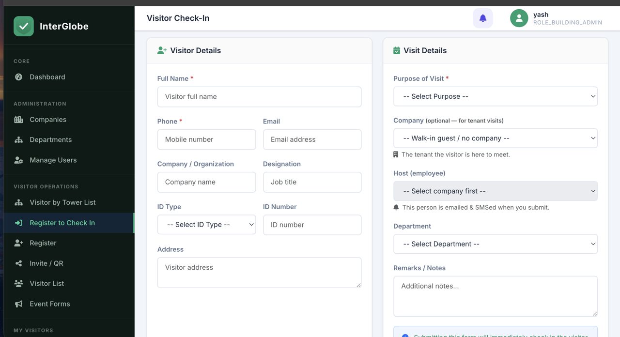 SignShield admin dashboard