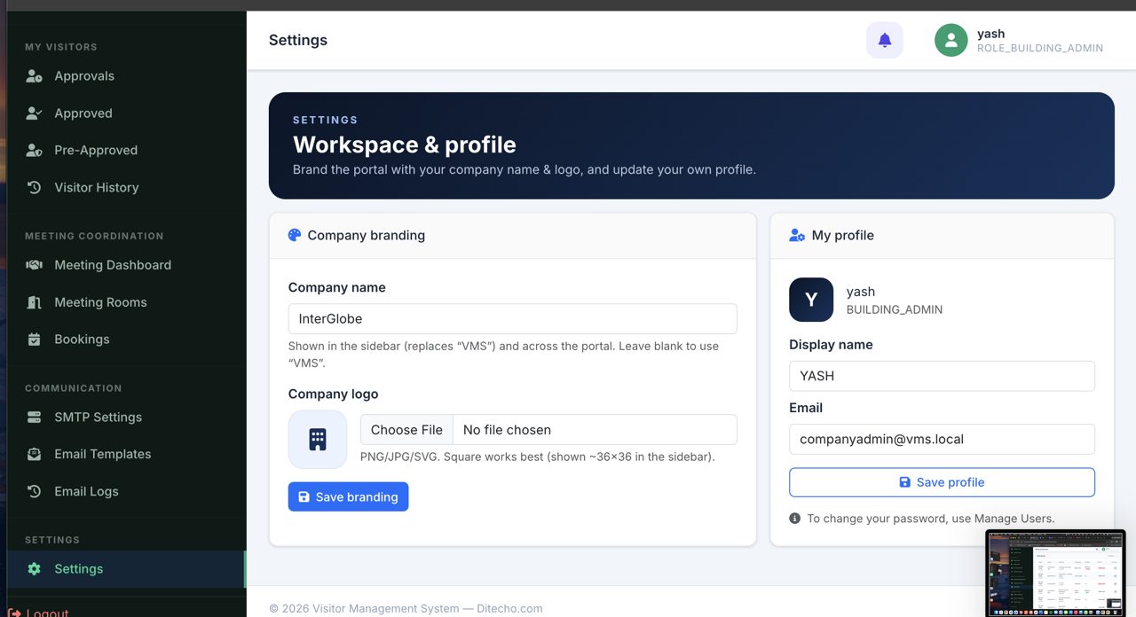 SignShield admin dashboard