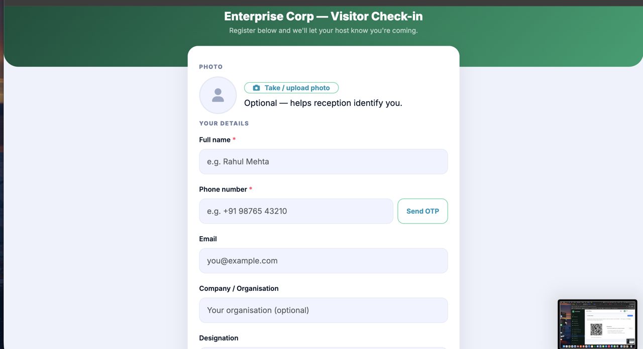SignShield admin dashboard